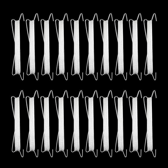 Bandelt 20pcs Tomato Support J Hooks, Tomato Climbing Hooks with 39ft Twine to Prevent Tomatoes from Pinching or Falling Off for Plant Vegetable Plant Fruit Flower