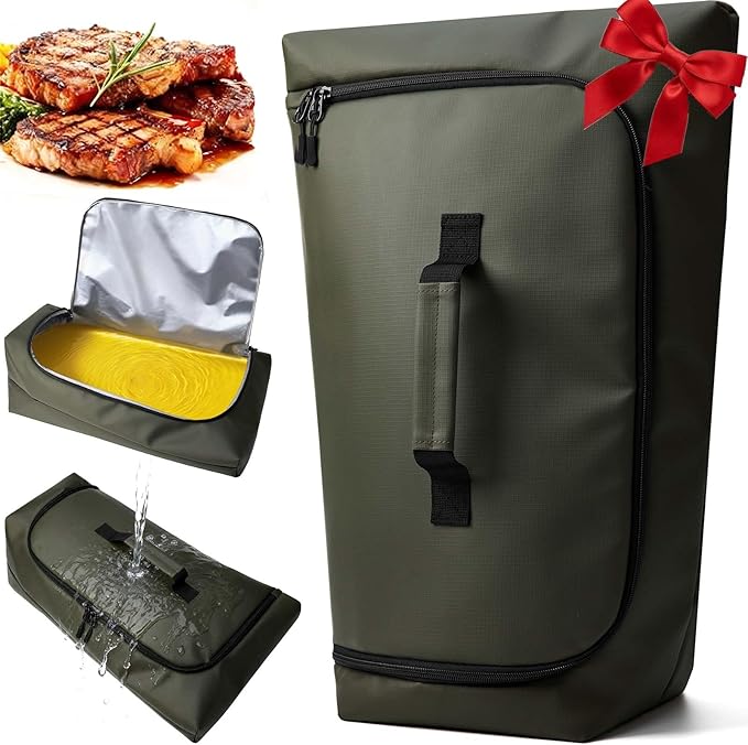 270° Opening BBQ Blanket for Resting Meat, Insulated Leak-Proof Meat Resting Bag for Brisket, Father's Day Birthday Gift for Men Dad Husband, Smoker Grilling Accessories for Party Camping Kitchen