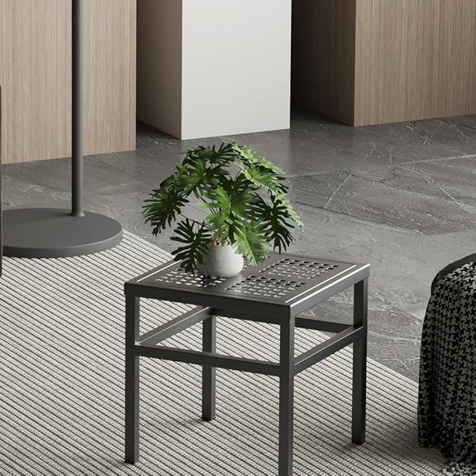 Plant Stand Aluminum Indoor &Outdoor Heavy Duty Rustproof | Indoor/Outdoor Extra-Sturdy Aluminum Plant Stand – Ideal for Patios, Gardens, Living Room Decoration