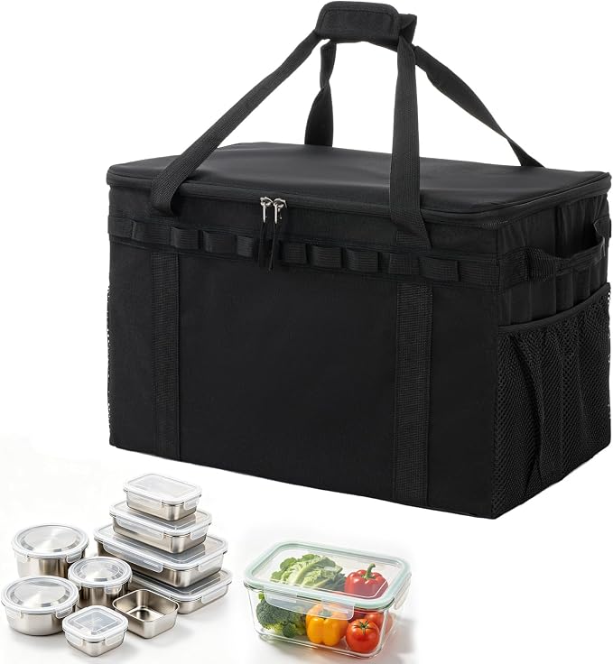45L Camping Storage Bag, Tactical Camping Storage Bag | 600D is durable, waterproof, Suitable for camping, traveling, picnicking