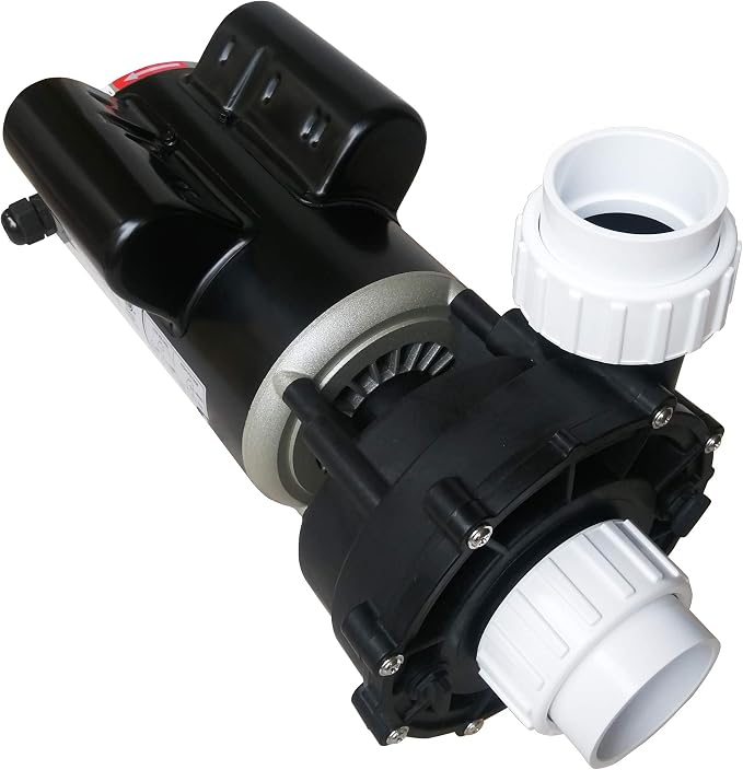 Hot Tub Spa pump, 1.5 HP, two speed, 48Frame, Bracketless, LX Motor (115V/60Hz); 2" Port; OEM Model # Two Speeds 6500-345; 6500-845; 6500-090; Single Speed 6500-357 48WUA1501C-II(NF)