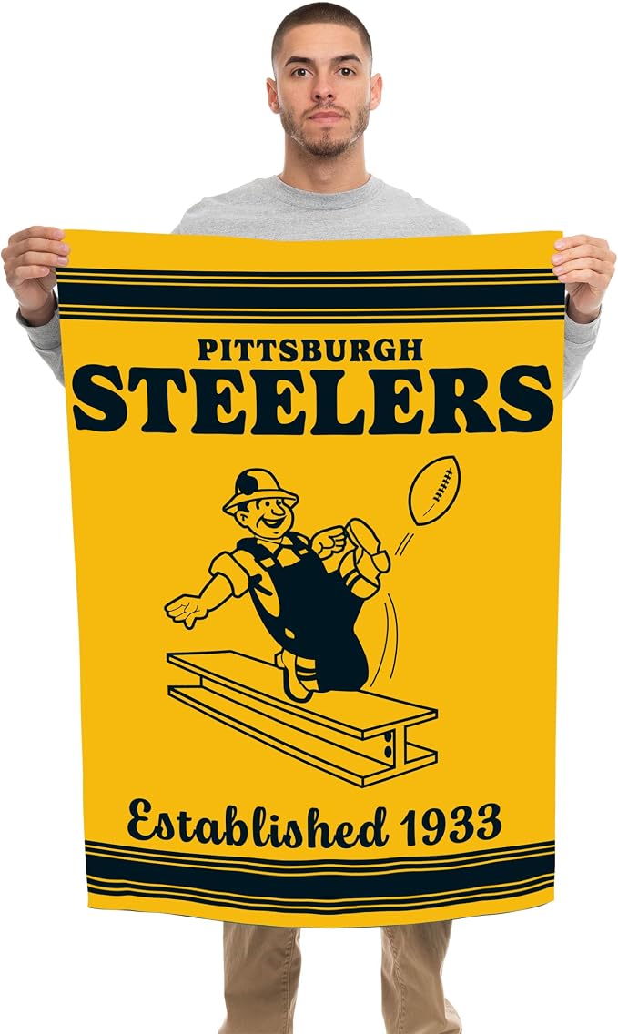 NFL Double Sided Team Logo Vertical Flag (40" x 28")