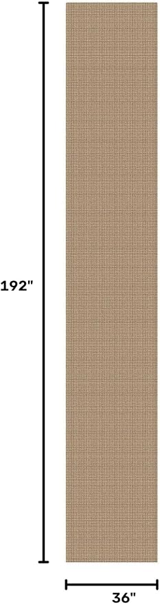 KOZYFLY Boho 3x16 Runners Rugs for Hallway, Extra Long Washable Runner Rug, Woven Non Slip Kitchen Runner, Cotton Entryway Rug, Floor Carpet for Entry, Aisle, Hall, Orange Beige/Tan/Brown