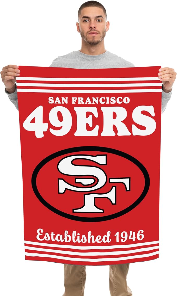 NFL Double Sided Team Logo Vertical Flag (40" x 28")