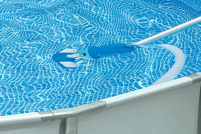 INTEX Ultra XTR 32ft x 16ft x 52in Above Ground Swimming Pool Set Bundle | 26373EH - 2800 GPH Sand Filter Pump, Ladder, Pool Cover & Ground Cloth with Maintenance Cleaning Kit (2-Pack) Included
