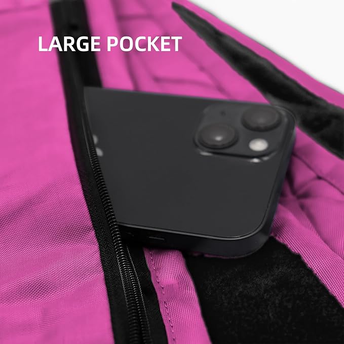 Large Waterproof Outdoor Blanket Thick Fleece 80" x 58" | Windproof Stadium Blanket, Wearable Poncho, Machine Washable for Camping, Car, Pet, Picnics - Rose Purple Hooded