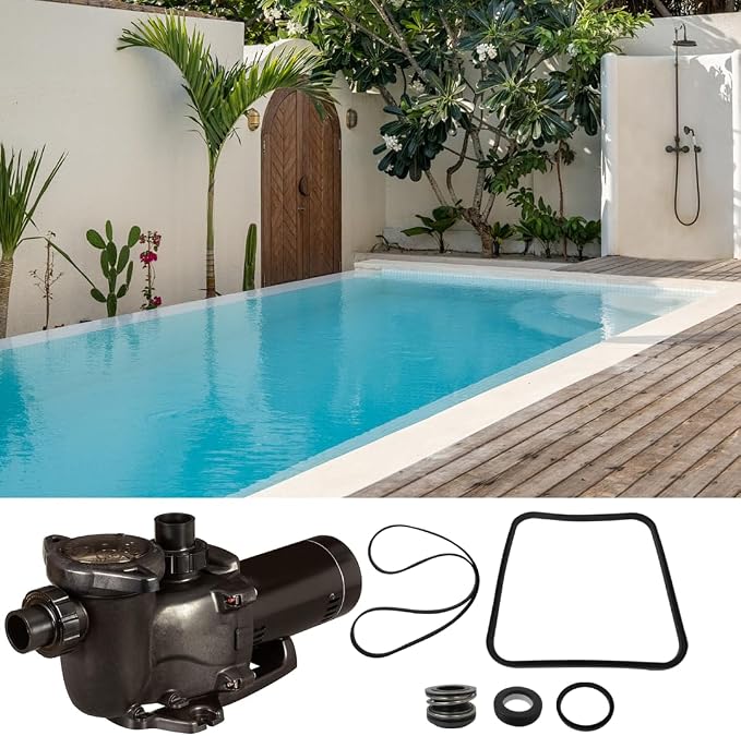 Replacement Pool Pump Gasket Seal O-Ring Repair Kit for Hayward Super Pump and MaxFlo Pool Pumps SP2616X2051, SP2621X25, HL2670020VSP, SP2670007X10, SP2670010X15