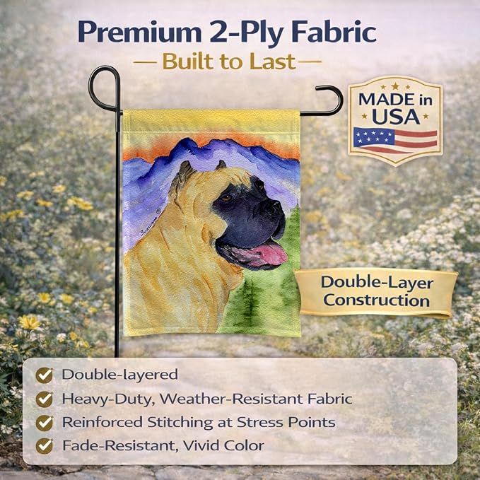 Caroline's Treasures SS8233GF Cane Corso Garden Flag Mailbox Flag Decorative Yard Flag Banner Outside Patio Artwork Yard Flower Beds, Garden Size, Multicolor