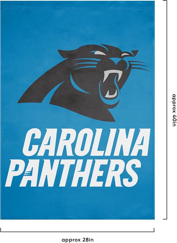 NFL Double Sided Team Logo Vertical Flag (40" x 28")