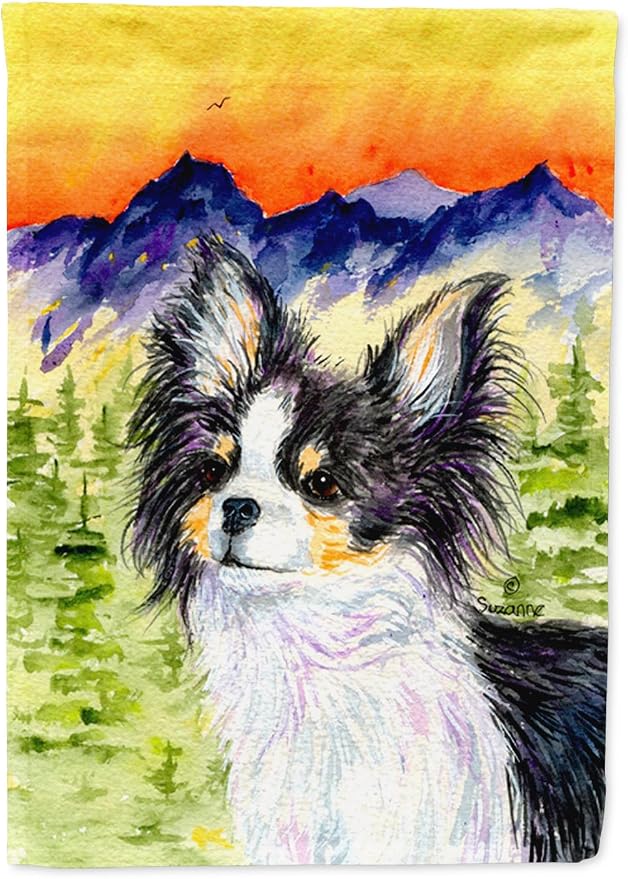 Caroline's Treasures SS8517GF Chihuahua Garden Flag Mailbox Flag Decorative Yard Flag Banner Outside Patio Artwork Yard Flower Beds, Garden Size, Multicolor