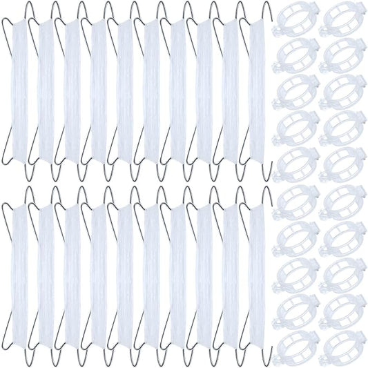40Pcs Tomato Hooks with String, Holder & Plant Support Clips - 33.3ft Twine to Prevent Tomatoes from Pinching or Falling Off
