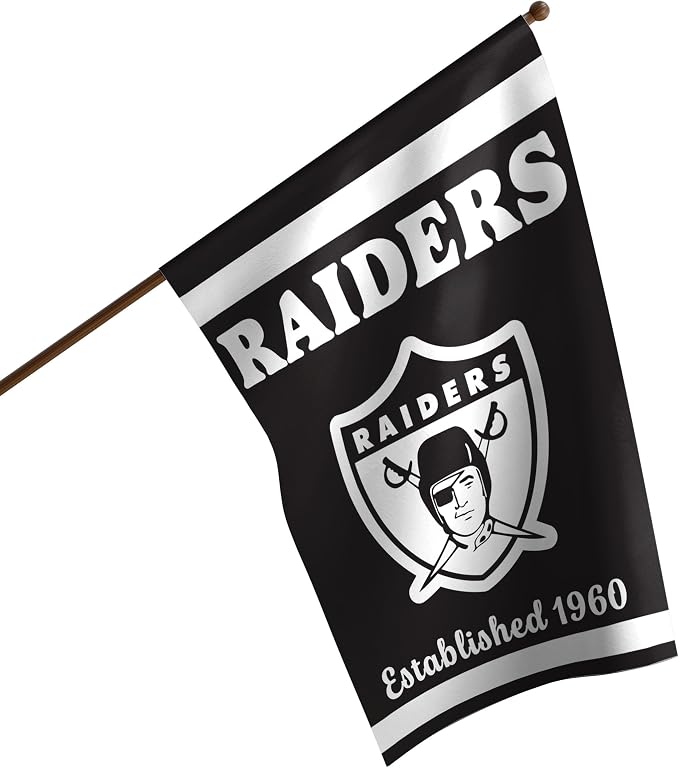 NFL Double Sided Team Logo Vertical Flag (40" x 28")