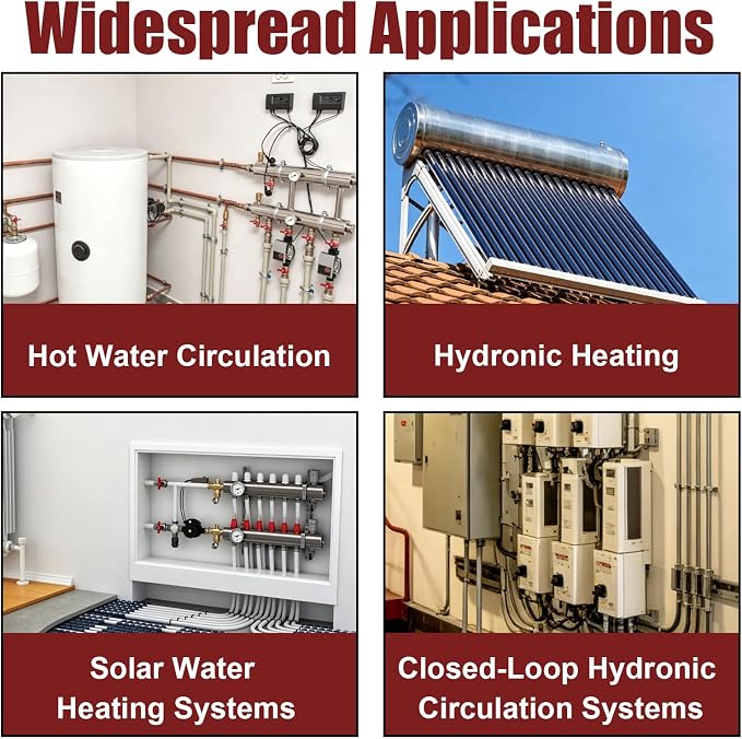 110223-306 1/25 Wet Rotor Circulator Pump Fit for Astro 230SS 115V 18GPM | stainless steel circulator pump 2800RPM Flange for Domestic Industrial Hydraulic Replace 110223306