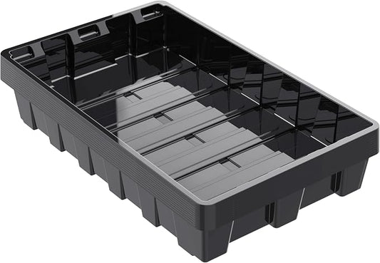 Gardzen 10 Pack Seed Trays, Reusable Plant Grow Trays, Ideal for Seed Starting, Microgreens, Indoor Gardening, and Greenhouse Nurseries - No Drain Holes, 14.5"x9"