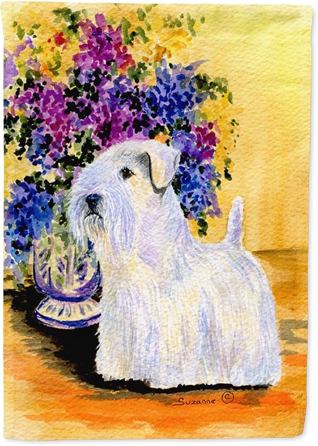 Caroline's Treasures SS8307GF Sealyham Terrier Garden Flag Mailbox Flag Decorative Yard Flag Banner Outside Patio Artwork Yard Flower Beds, Garden Size, Multicolor