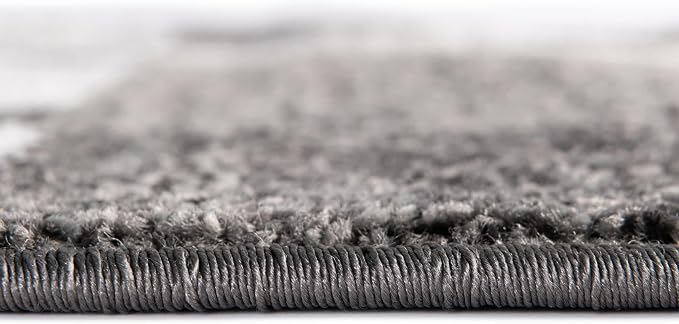 Unique Loom Autumn Collection Area Rug - Providence (2' x 6' 1" Runner, Gray/ Ivory)