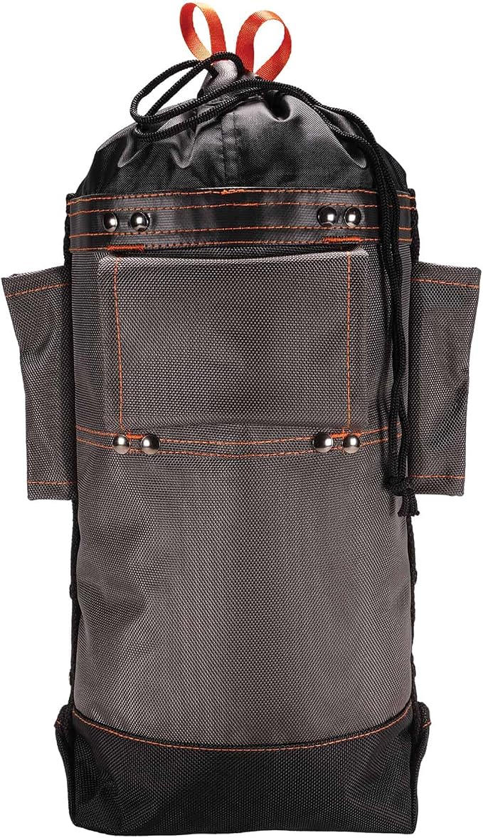 Ergodyne Arsenal 5928 Topped Bolt Bag Tool Pouch – Tall, Polyester,Gray