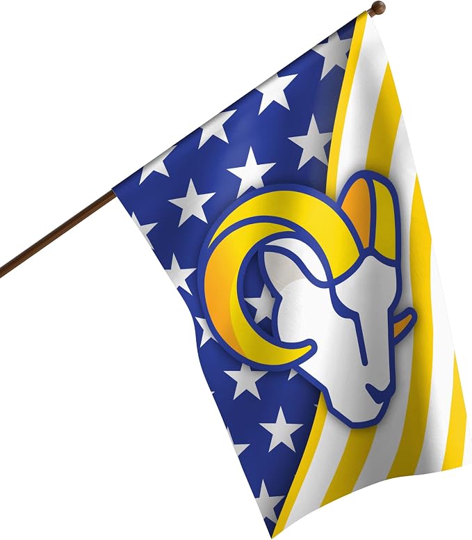 NFL Double Sided Team Logo Vertical Flag (40" x 28")