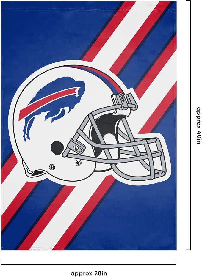 NFL Double Sided Team Logo Vertical Flag (40" x 28")
