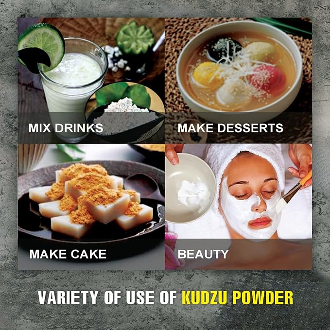 VIETFARMFOOD - KUDZU POWDER 5.29 oz (150g) VIETFARMFOOD: Pure freeze-dried vegetable powder, made from real vegetables with no added sugar - Perfect for daily nutrition to keep your body of vitality