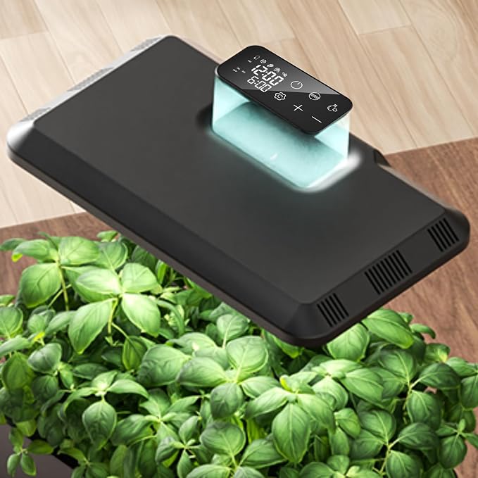 URUQ Remote Control Compatible with HP-GC202 12 Pods Indoor Garden - Black | for URUQ Indoor Herb Gardens, Hydroponics Growing System Accessory, Easy Installation, Simple Pairing, Easy Operation