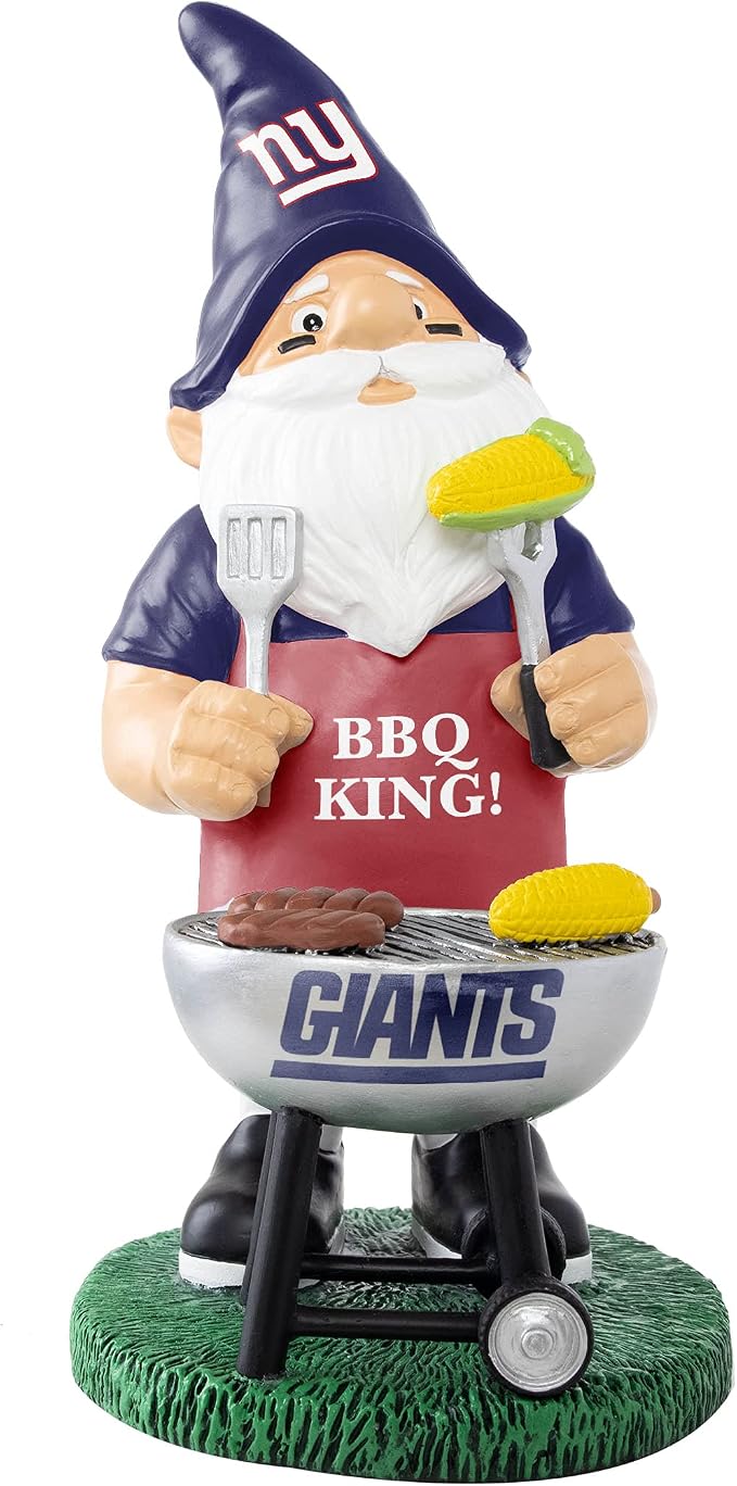 FOCO NFL Unisex-Adult NFL Team Logo Grill Garden Statue Outdoor Gnome 10"