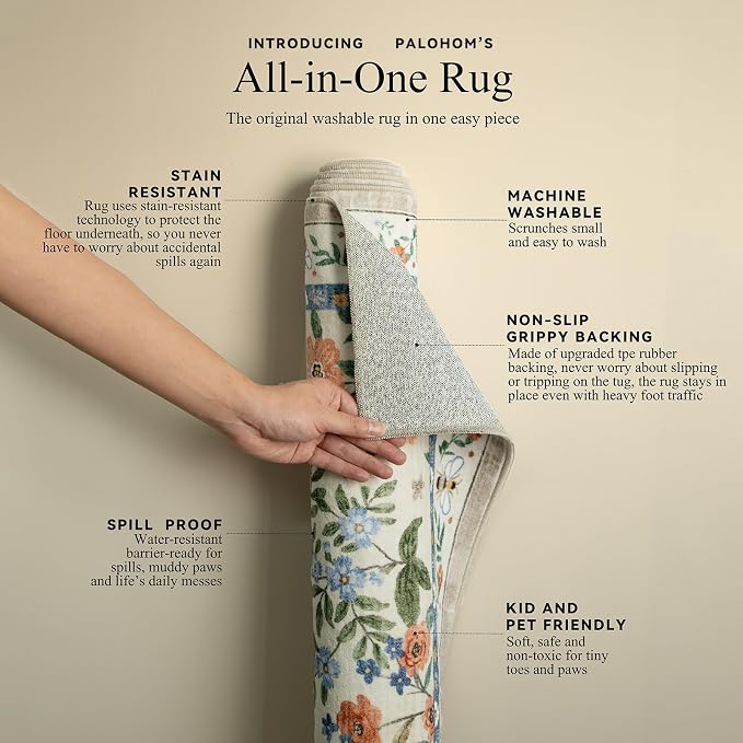 Machine Washable Area Rugs for Entryway: Door Mat Indoor Entrance 2x3 Small Throw Rug Non-Slip Low Pile Kitchen Rug for Front Door Indoor Entrance Entry Bedside Living Room