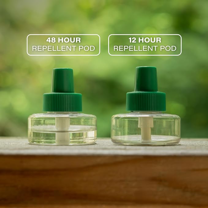 TIKI BiteFighter Plug & Repel Mosquito Repellent Pod, 48 Hour 2-Pack for String Lights