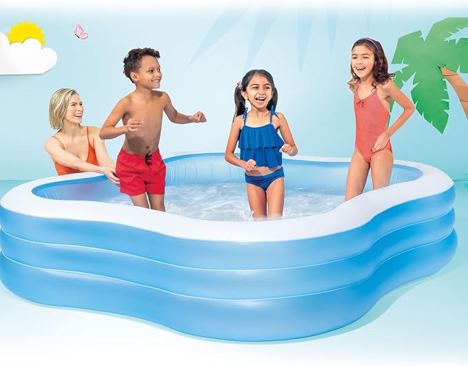Intex 57495EP 90" X 90" X 22" Swim Center Family Pool Assorted Colors
