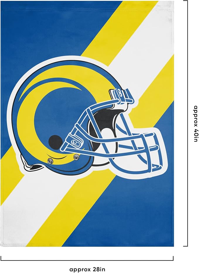 NFL Double Sided Team Logo Vertical Flag (40" x 28")