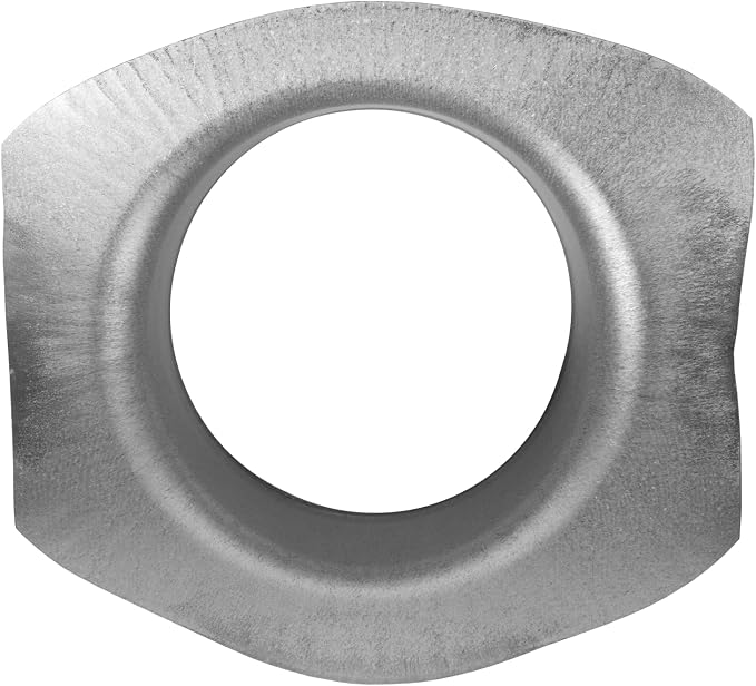 Repa Market Round 90 Degree Splitter for 10” Duct - 4" Outlet Branch Connector - Galvanized Steel Saddle Takeoff, Heavy Duty Supply/Exhaust Air Ventilation Duct Work Collar, Range Hood Duct Adapter