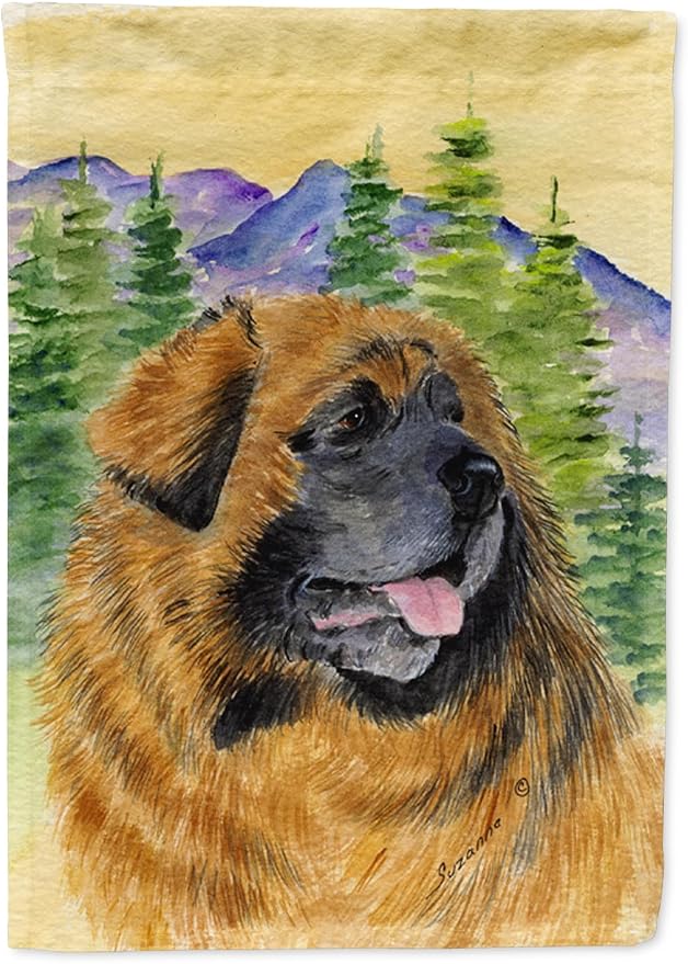 Caroline's Treasures SS8202GF Leonberger Garden Flag Mailbox Flag Decorative Yard Flag Banner Outside Patio Artwork Yard Flower Beds, Garden Size, Multicolor
