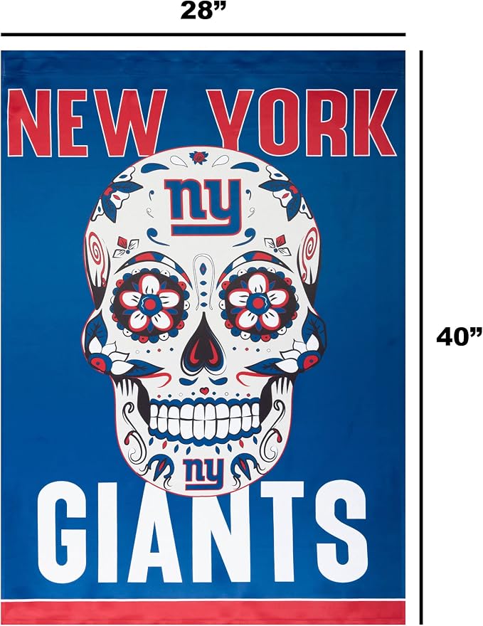 NFL Double Sided Team Logo Vertical Flag (40" x 28")