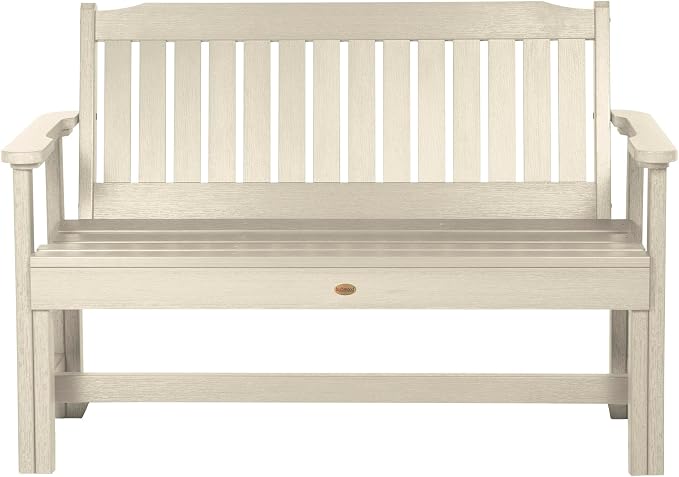 Sequoia Professional CM-BENSQ42-WAE Commercial Grade Exeter 4 Foot Garden Bench, Whitewash