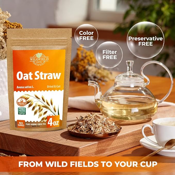 4 oz. Oatstraw Tea Oat Straw Herb Tea (Avena Sativa L.) - 113g Oat Straw Herb Hierba De Paja De Avena