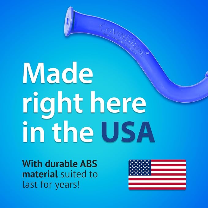 Pool Cover Pump Attachment - USA-Made & Patented Pool Cover Pump Hose Alternative w/ 25ft. Range - Easy-To-Install & Use Year-Round - Replaces Traditional Hoses, Eliminating Tripping Hazard