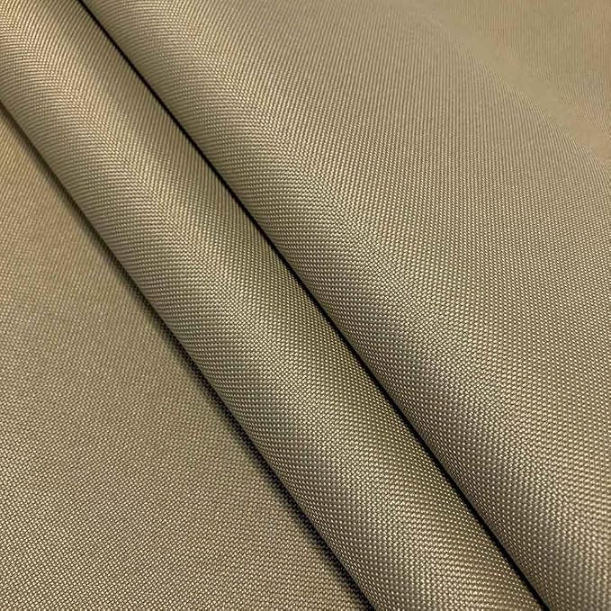 Heavy Duty Outdoor Sectional Sofa Cover, 130-inch L-Shaped Waterproof 600D Patio Furniture Covers, Lawn Patio Couch Protector(Desert Khaki, V-Shaped-130" x 130")
