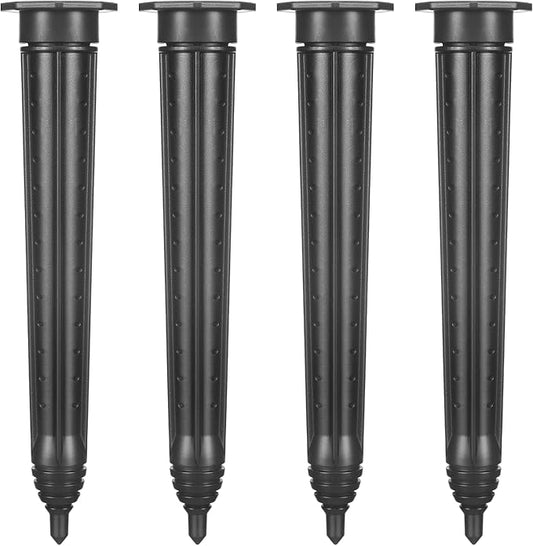 Briwooody 4 Pack Garden Plant Watering Stake Large UV-Protected ABS Plastic Deep Root Irrigation Spike for Trees, Shrubs, Bushes, Shrubs, Flowers, Fruits, Vegetables, Potted Plants (14 Inch)