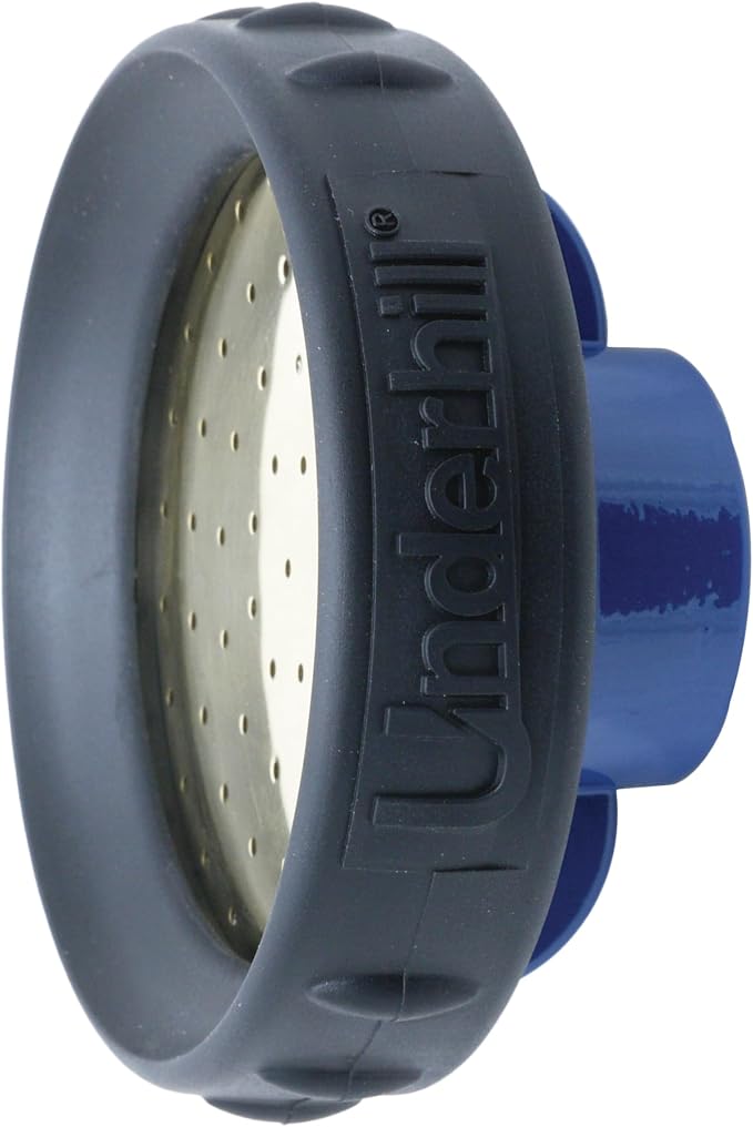Underhill RainPro Showerhead Garden Water Hose Nozzle Sprayer, 40 GPM 80 PSI, 3/4-Inch Thread Inlet, High Pressure Attachment, Heavy-Duty, SHN-75
