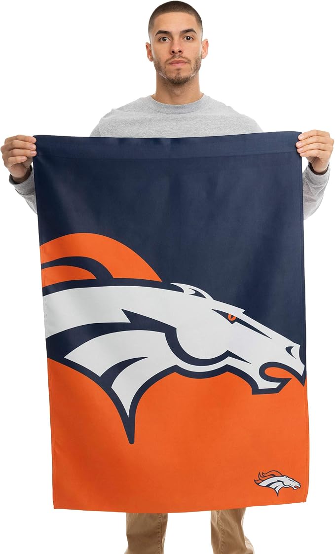 NFL Double Sided Team Logo Vertical Flag (40" x 28")