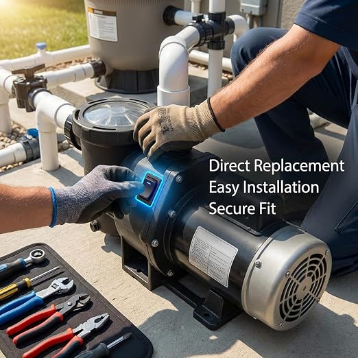 OEM SPX1500S9 3-Position Motor Switch Replacement Fits for Hayward PowerFlo and Flex 48 Pool Pumps