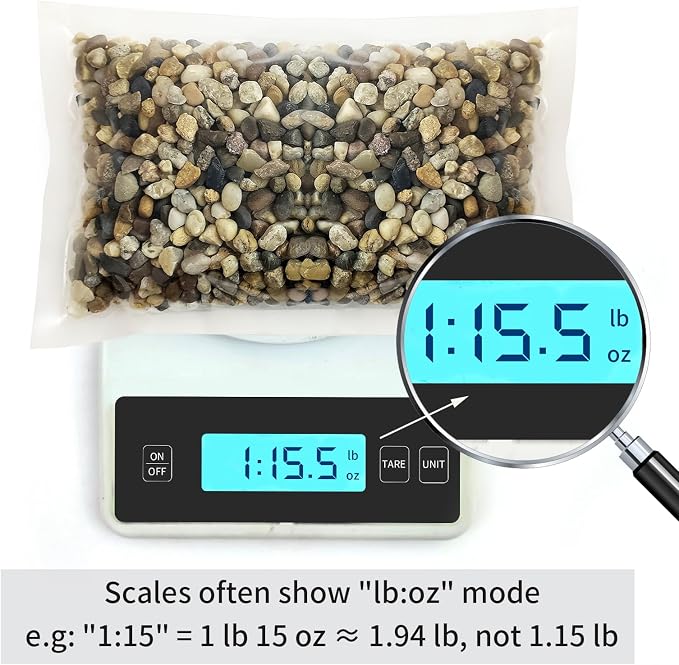 FANTIAN Aquarium Gravel, 1/4 inch Fish Tank Gravel, 2 lbs | Natural Small Pebbles, Safe for Fish, Unpolished Pea Gravel, Succulent Soil Drainage,Terrarium,Outdoor Pond Landscape