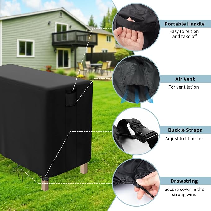 Outdoor Raised Garden Bed Cover for Winter (Only Cover),Waterproof Raised Planter Boxes Stand Covers - 87 x 22 x 22 inch