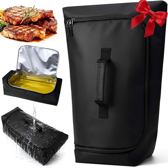 270° Opening BBQ Blanket for Resting Meat, Insulated Leak-Proof Meat Resting Bag for Brisket, Father's Day Birthday Gift for Men Dad Husband, Smoker Grilling Accessories for Kitchen Party Camping