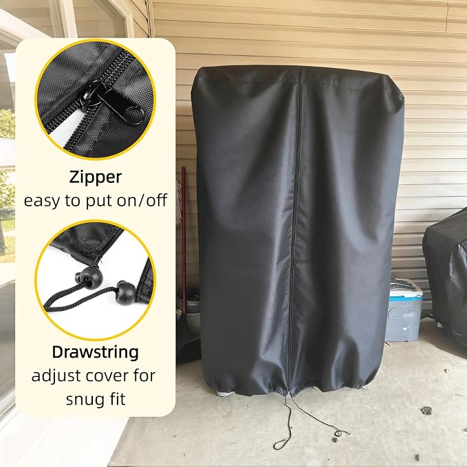48 Inch Pull Up Bar Station Cover for Power Tower,Pullup Dip Station Cover | 48x45x80,Waterproof Dustproof Heavy Duty Oxford Fabric Cover with Zipper,for Free Standing Workout Fitness Machine