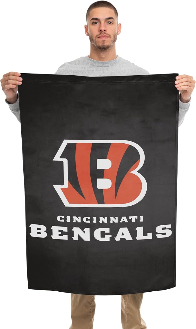 NFL Double Sided Team Logo Vertical Flag (40" x 28")