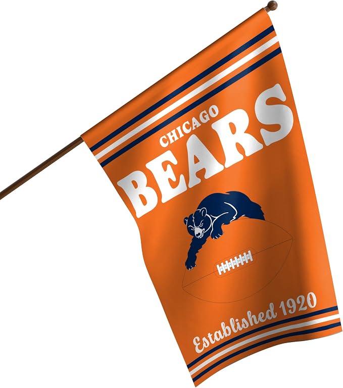 NFL Double Sided Team Logo Vertical Flag (40" x 28")