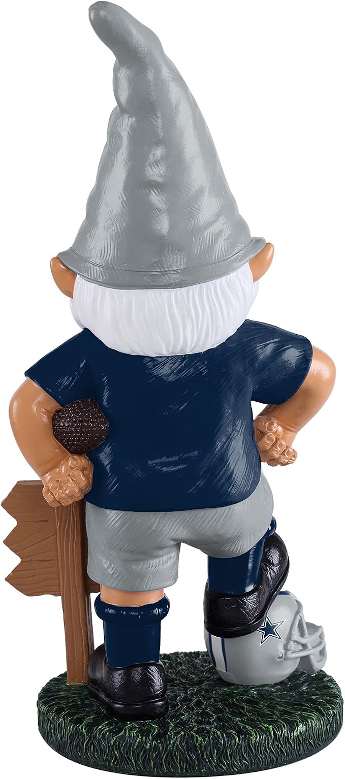 FOCO NFL Unisex-Adult NFL Team Logo Keep Off The Field Garden Statue Outdoor Gnome 8"