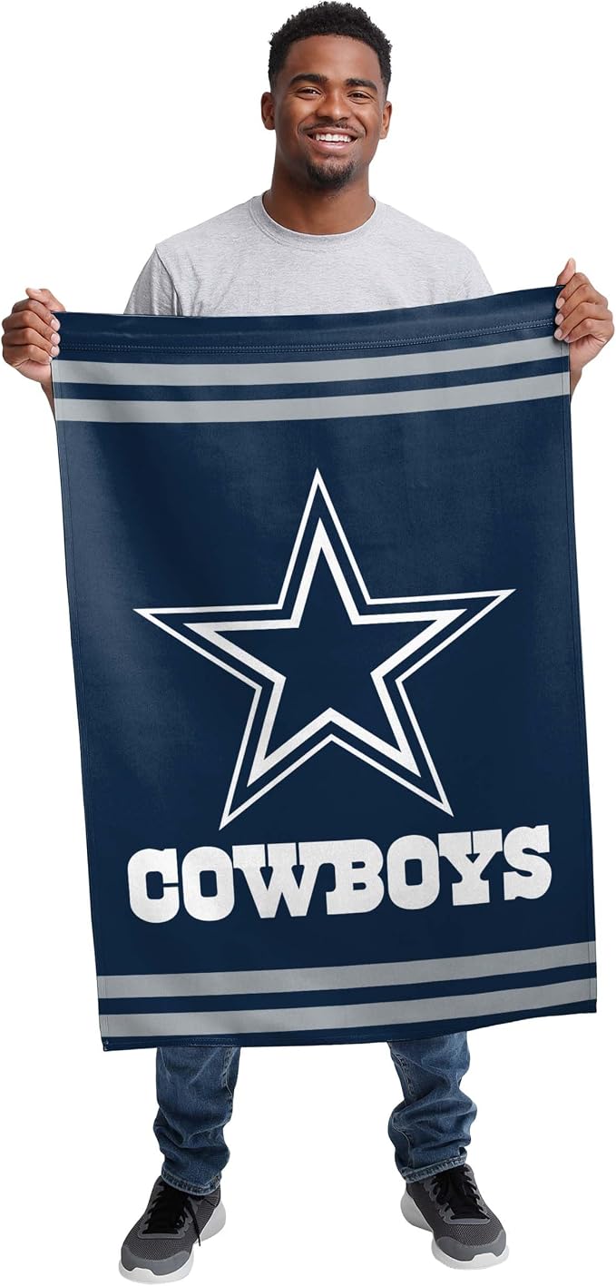 NFL Double Sided Team Logo Vertical Flag (40" x 28")