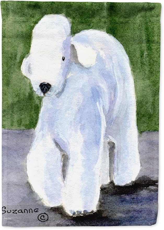 Caroline's Treasures SS8683GF Bedlington Terrier Garden Flag Mailbox Flag Decorative Yard Flag Banner Outside Patio Artwork Yard Flower Beds, Garden Size, Multicolor